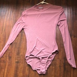 pink bodysuit